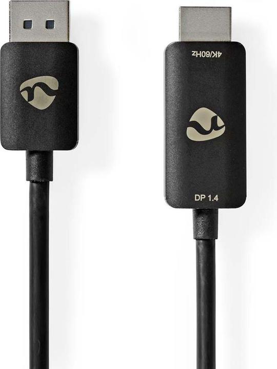Immagine prodotto Nedis Adattatore Displayport | Connettore DisplayPort | Connettore HDMI™ | 8K@30Hz | Nichelato | Diritto (1.80 m)