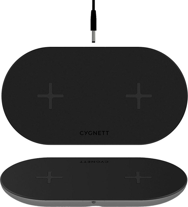 Produktbild Cygnett Dual wireless charger 20W (black) (20 W)