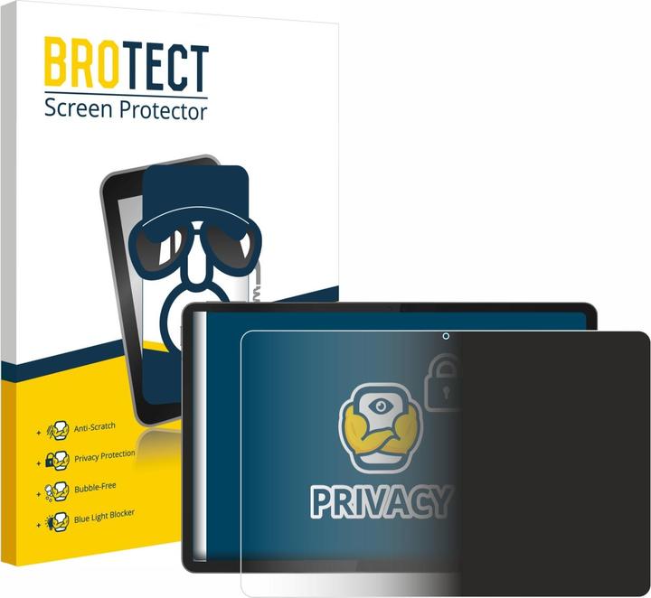 BROTECT Sichtschutzfolie für Lenovo Idea Tab Plus 12.1" Anti-Spy Privacy Folie Blaulicht-Schutz (1 Stk., Lenovo Idea Tab)