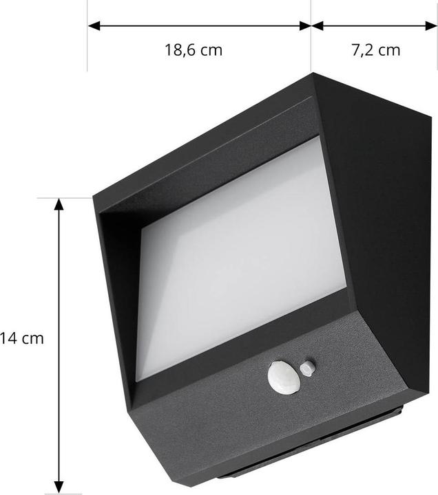 Actual product image Lucande Dava (IP54)