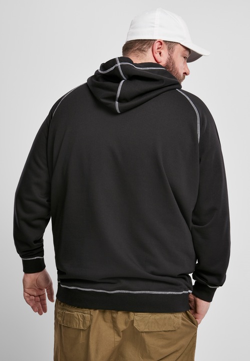 Immagine prodotto Urban Classics Felpa con cappuccio con cuciture a contrasto (M)