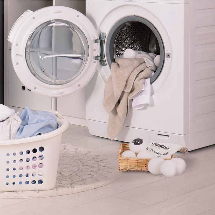 Actual product image Relaxdays 8x dryer balls