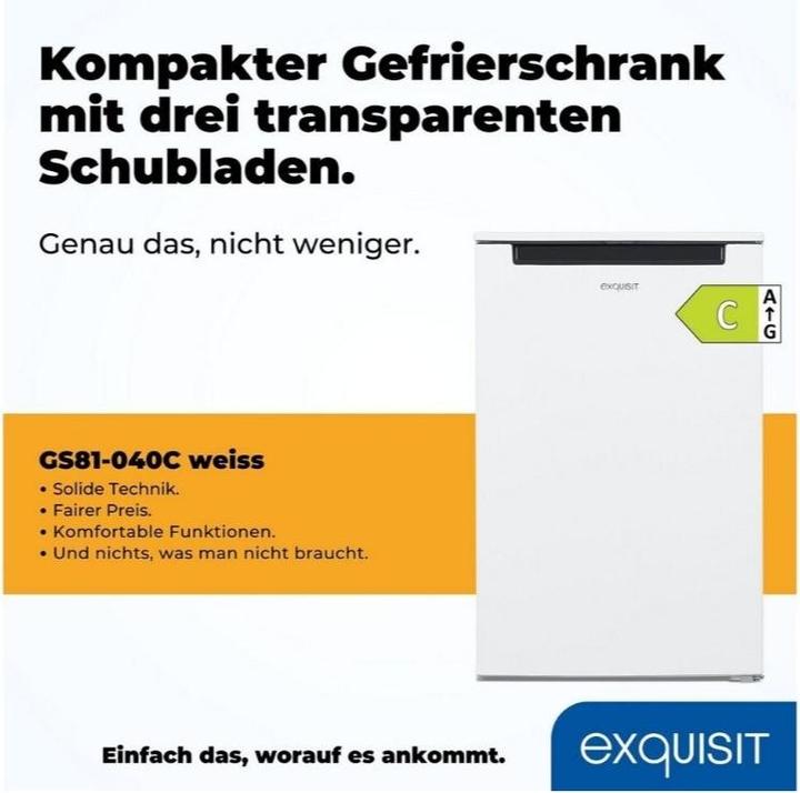 Image du produit Exquisit GS81-040C (Autonome, 87 l)