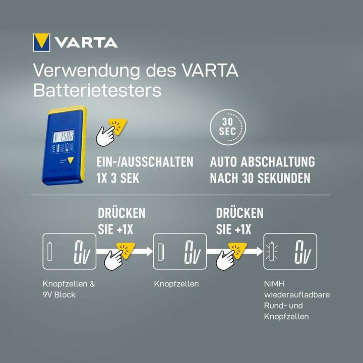 Immagine prodotto Varta Prova batteria LCD