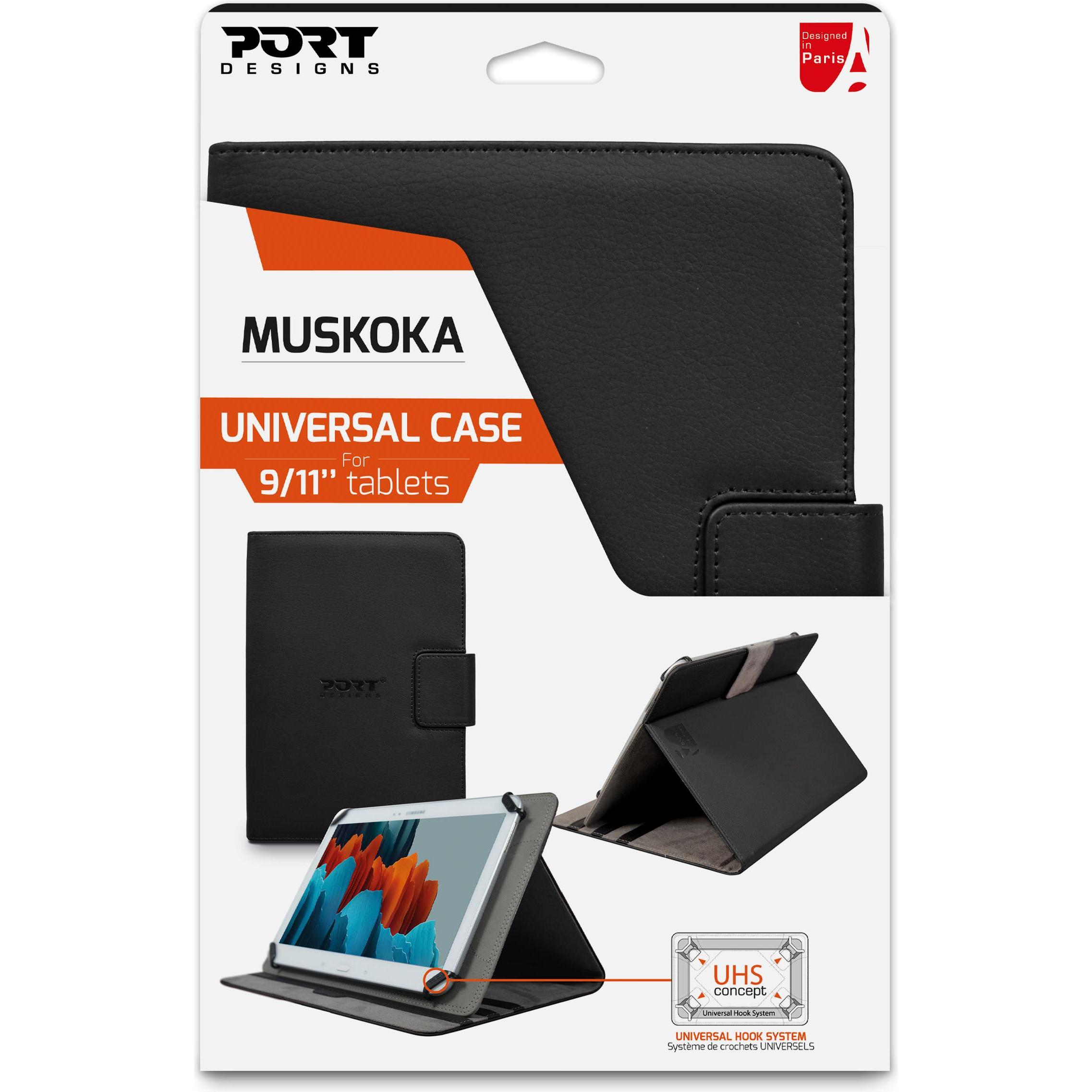 Thumbnail - Port Designs Muskoka (10.1" Tablets), Tablet Hülle, Schwarz