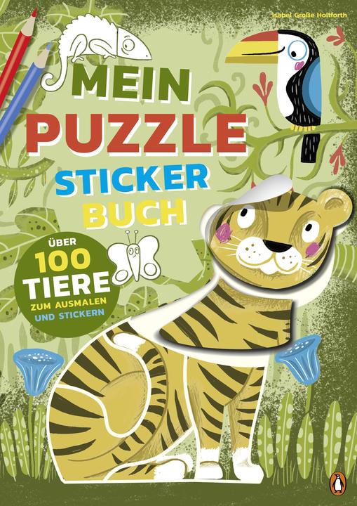 Produktbild Mein bunter Puzzle-Sticker-Spass - Tiere