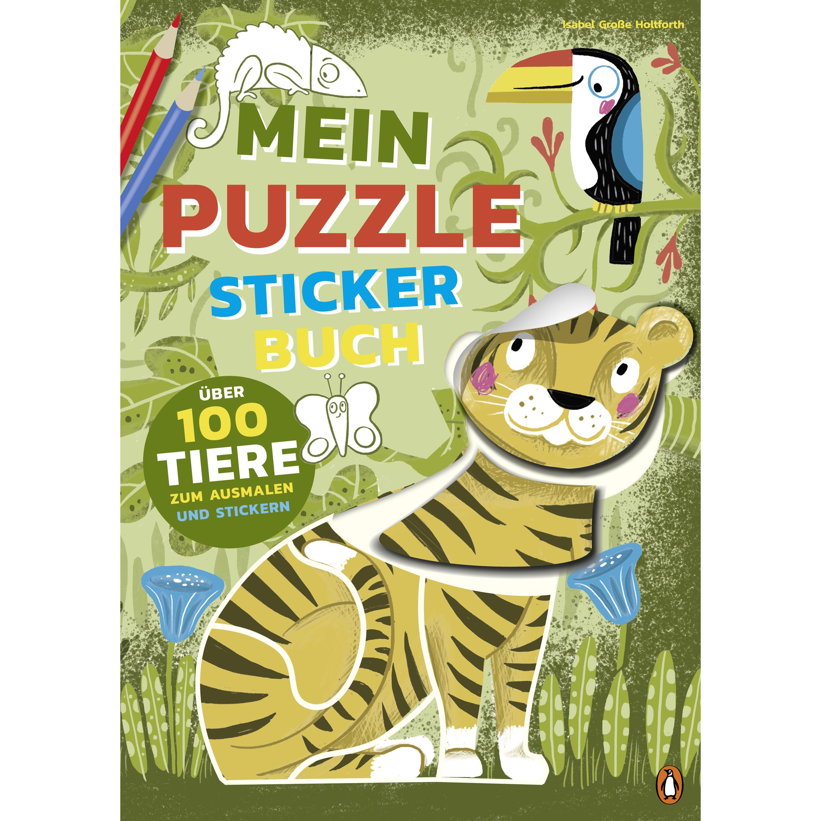 Penguin Random House, Sticker, Mein bunter Puzzle-Sticker-Spass - Tiere