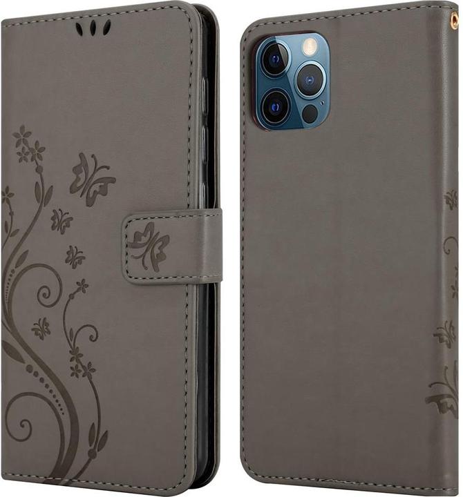 Produktbild Cadorabo Flower Book Hülle (Apple iPhone 12, Realme 12 Pro+)