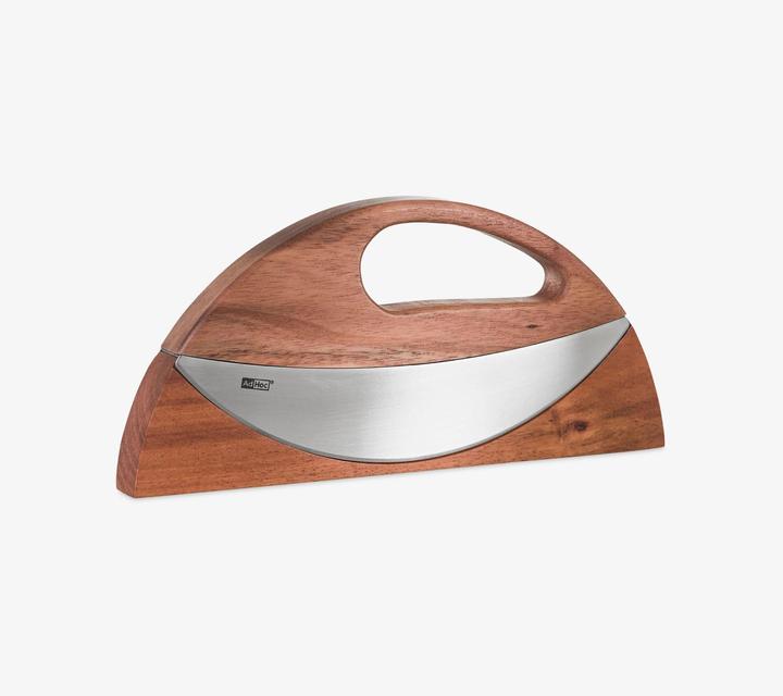 Produktbild AdHoc Doppel-Wiegemesser WAVE braun (22 cm)