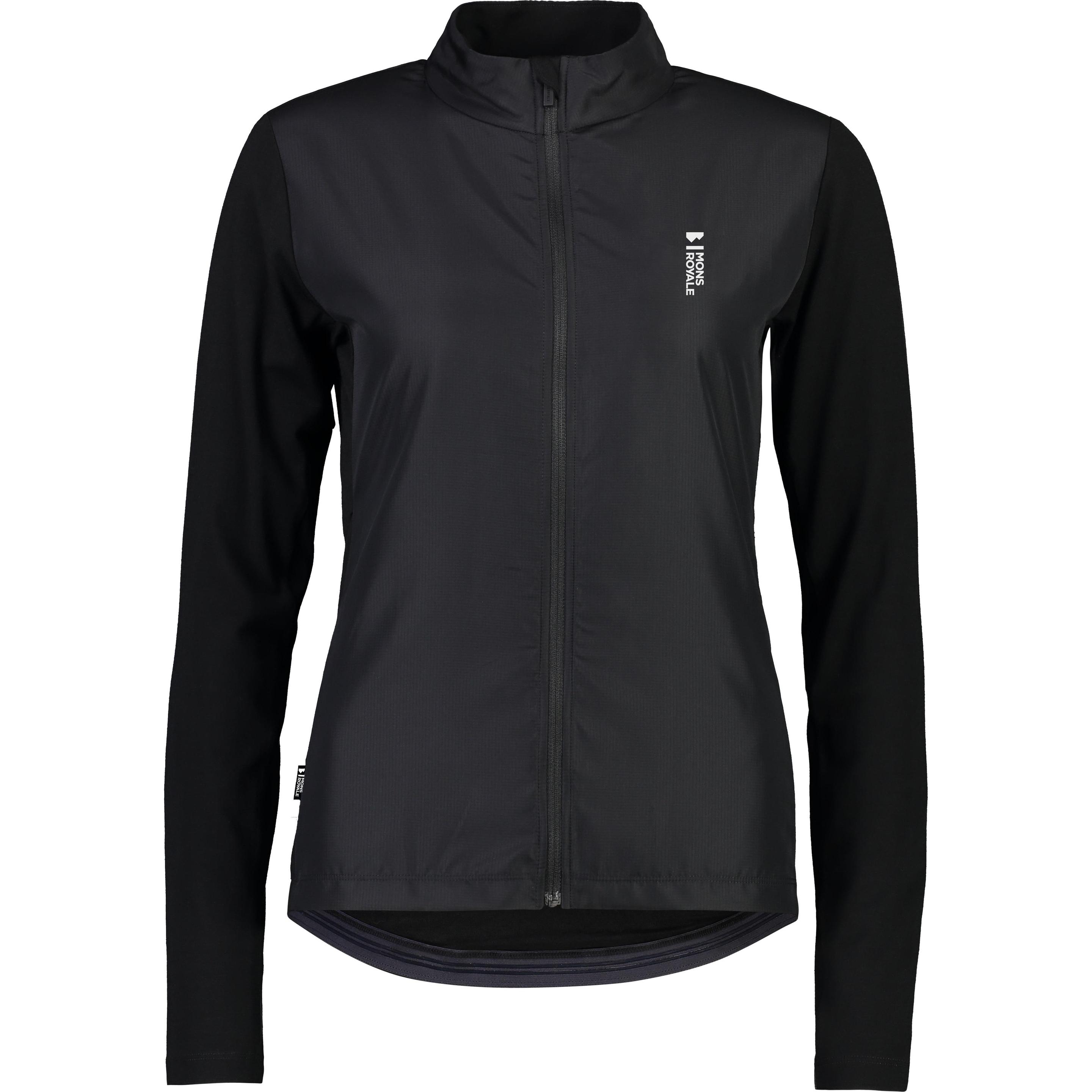 Mons Royale, Damen, Velotrikot, Women's Redwood Wind Jersey (M), Schwarz, M