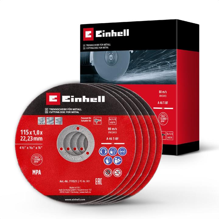 Actual product image Einhell Cutting discs
