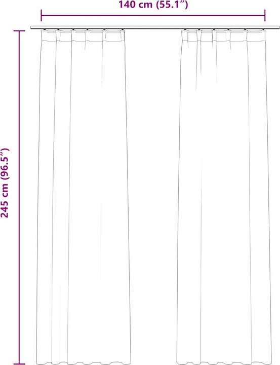 Actual product image vidaXL Maci (140 x 245 cm)