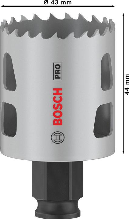 Produktbild Bosch Professional Zubehör PRO Multi Material PC Plus Lochsäge, 43 mm (43 mm)