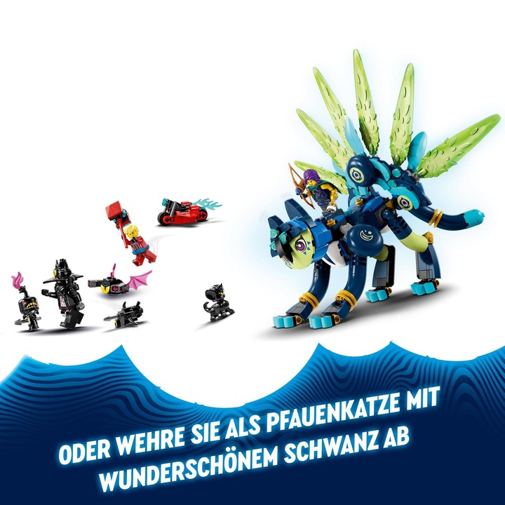 Produktbild LEGO Zoey und die Katzeneule Zian (71476, LEGO Dreamzzz)
