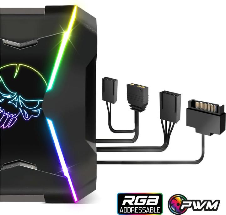 Actual product image Spirit Of Gamer Ventilateur processeur AirCooler Pro RGB (Noir)