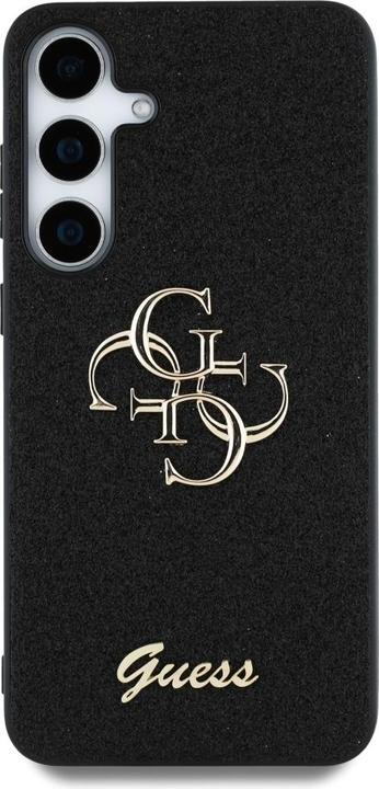 Productafbeelding Guess Etui Fixed Glitter Big 4G Metal Logo do Samsung Galaxy S25 czarny (Samsung Galaxy S25)