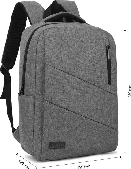 Produktbild Subblim MOCHILA CITY BACKPACK 15,6" GREY