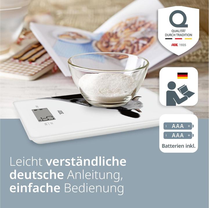 Produktbild ADE Küchenwaage Inka digital Motivdruck Kuh, Bedienungsart