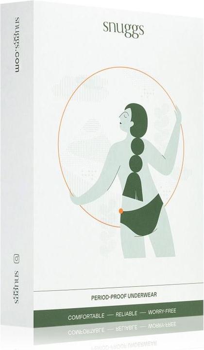 Immagine prodotto Snuggs Period Underwear Night: Heavy Flow Black - Size S (S)