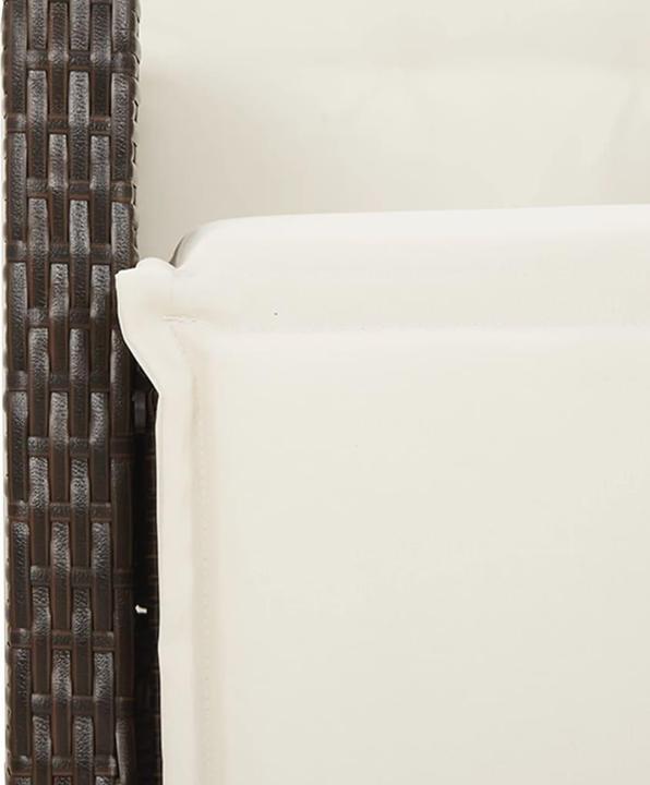 Produktbild vidaXL Gartensessel mit Fussteil 2 Stk. Verstellbar