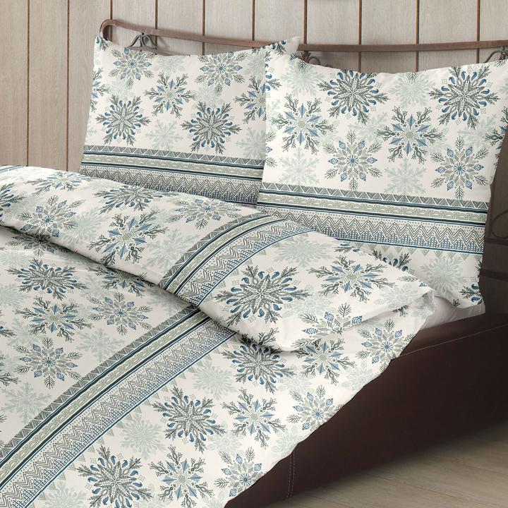 Produktbild Traumschlaf Sterne und Schneeflocken (Duvetbezug, 155x220 cm + 80x80 cm)