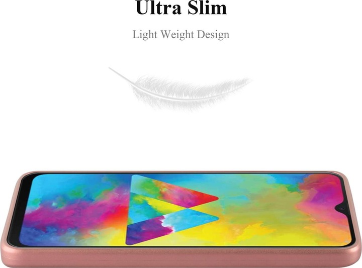 Actual product image Cadorabo TPU Matt Metallic Cover (Samsung Galaxy M21, Samsung Galaxy M30s)