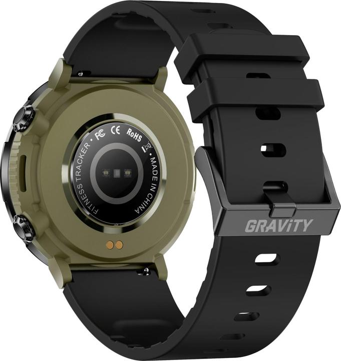 Produktbild Gravity GT21-7 Smartwatch + schwarzes Silikonarmband