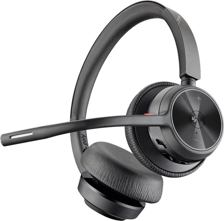 Actual product image Poly Voyager 4320-M Microsoft Teams-certified headset with charging cradle (Wireless, USB-A)