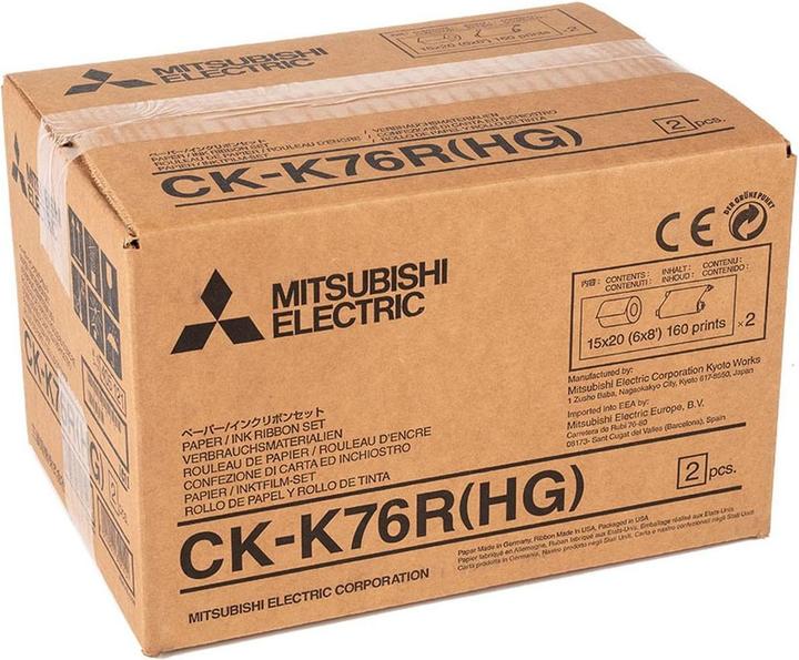 Actual product image Mitsubishi Electric CK-K 76 R HG 10x15/15x20 cm 640/320 prints (640 pcs.)