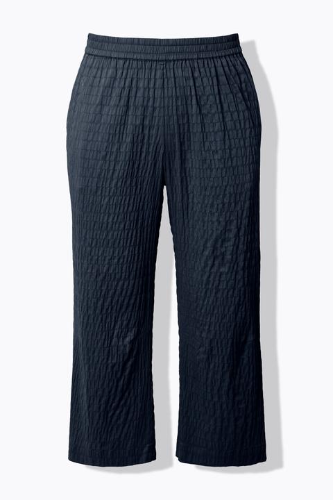 Image du produit Ulla Popken Pantalon 7/8 Ruby, genou formé, jambe droite, taille élastique (44)