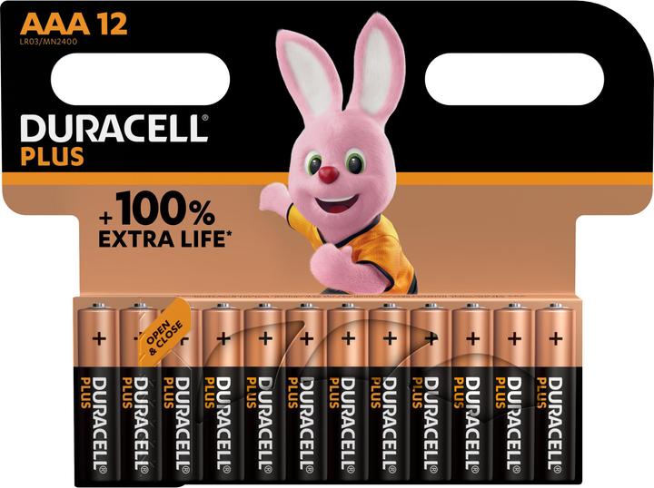 Duracell Plus Power (12 Stk., AAA, 1150 mAh)