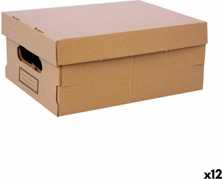 Soler Hispania Boîte de rangement avec couvercle Confortime Carton 30 x 22,5 x 12,5 cm (12 pièces)