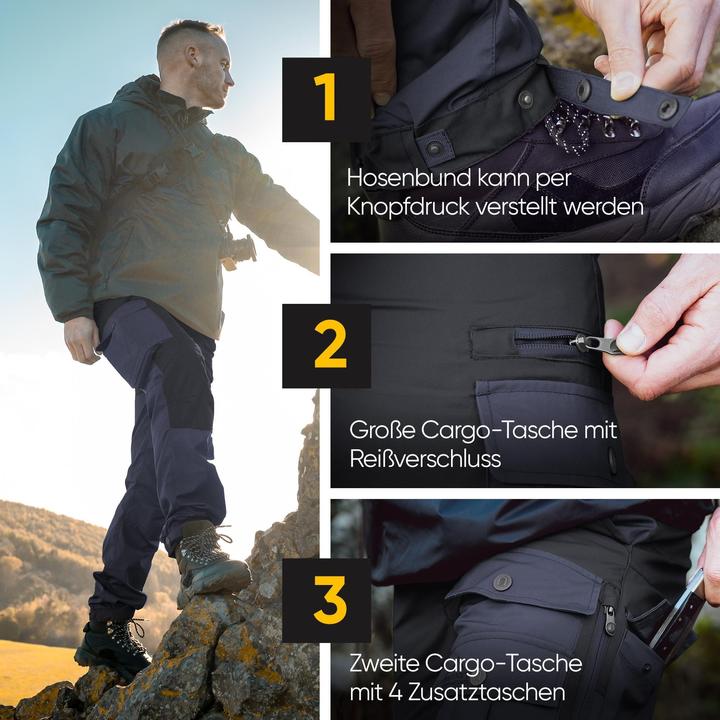 Produktbild Normani Herren Wanderhose - Outdoorhose (5XL)