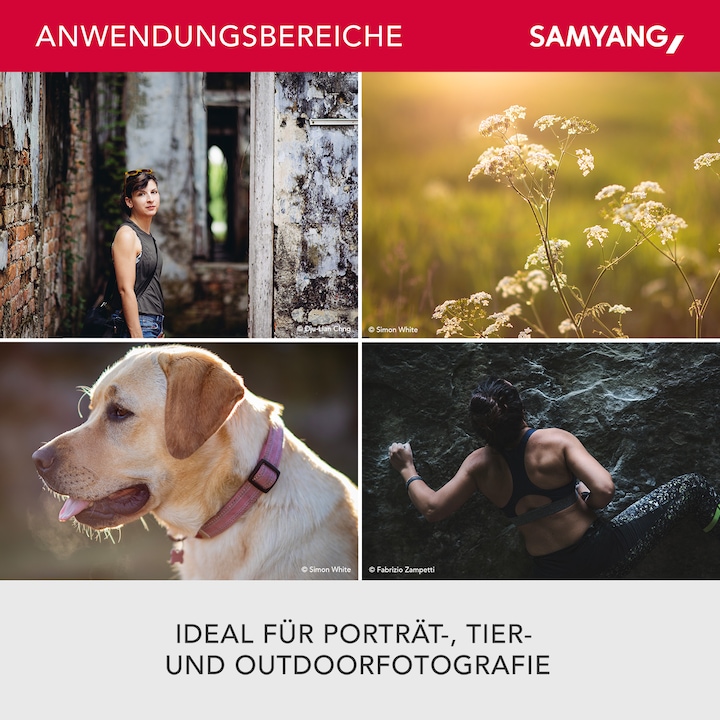 Actual product image Samyang AF 85mm f/1.4, Canon EF (Canon EF, Canon EF-S, APS-C / DX, full size)
