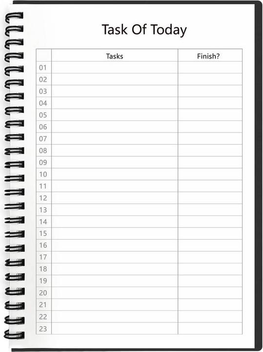 Actual product image Dreiklang-be smart Triad rewritable notebook writing pad with planner,DIN A5, lines and dot grid (A5, Checked)