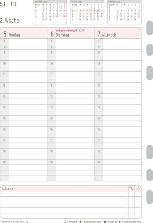 Immagine prodotto Chronoplan Wochenplan (A5, Tedesco)