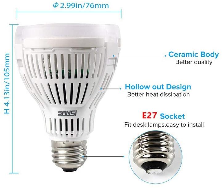 Immagine prodotto Sansi Lampadina LED - Spettro completo à 15 Watt (LED, 220 V)