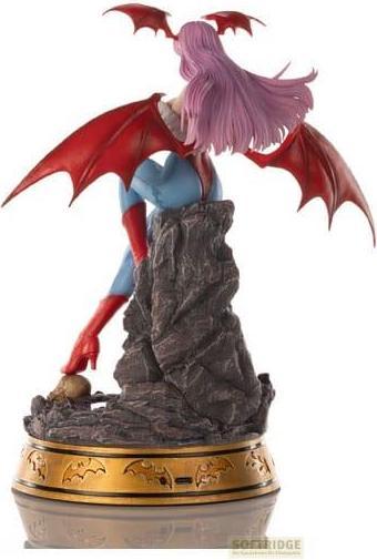 Actual product image First 4 Figures Darkstalkers PVC Statue Morrigan Aensland Player 2 Variant 25 cm