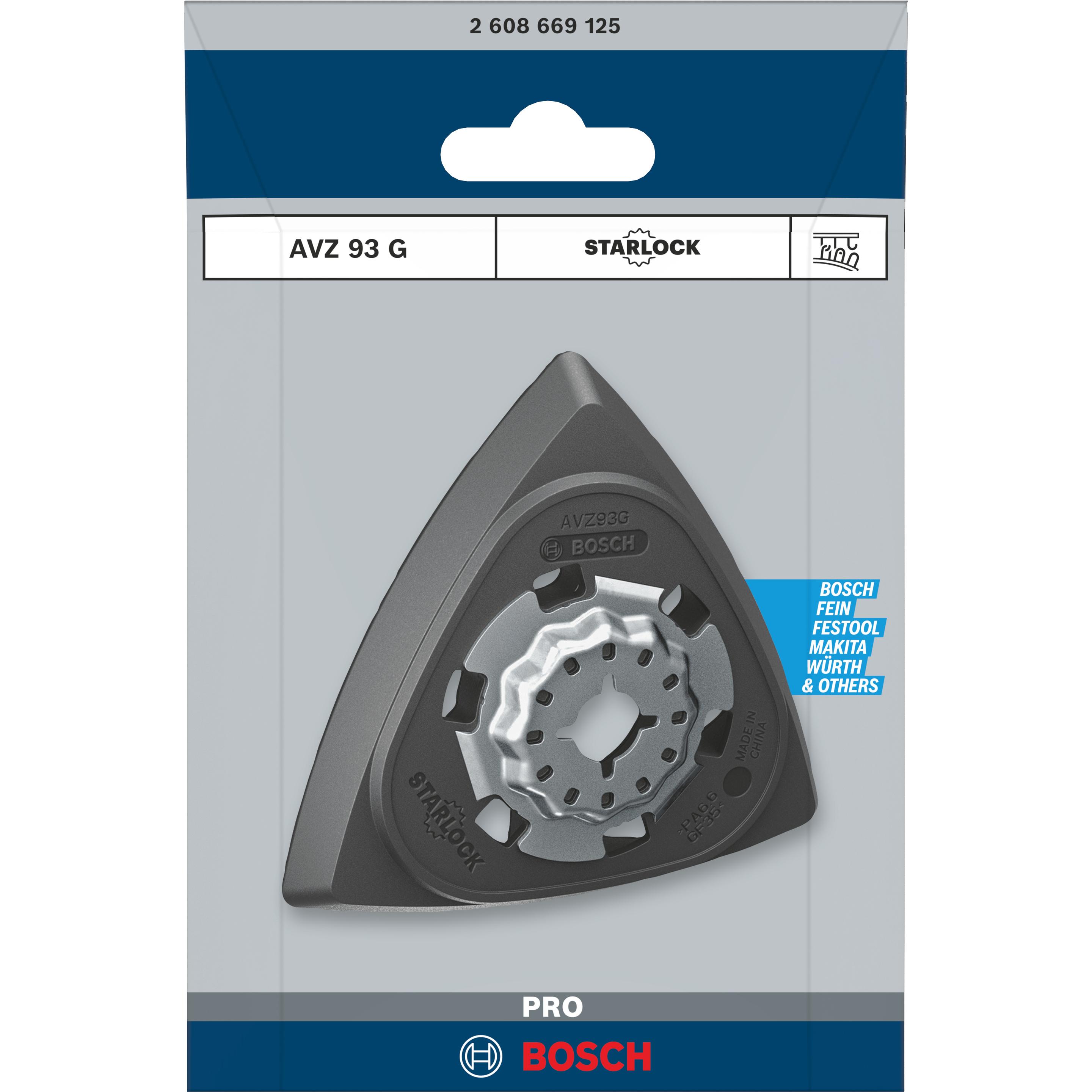 Thumbnail - Bosch Professional Zubehör, Schleifmittel, PRO AVZ 93 G Zubehör für Multifunktionswerkzeuge, 93 mm