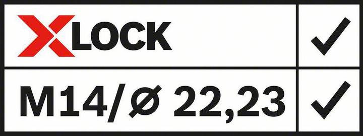 Produktbild Bosch Zubehör X-LOCK Trennscheibe Standard for Universal 115 x 22,23 x 1,6 x 10, 2-teilig