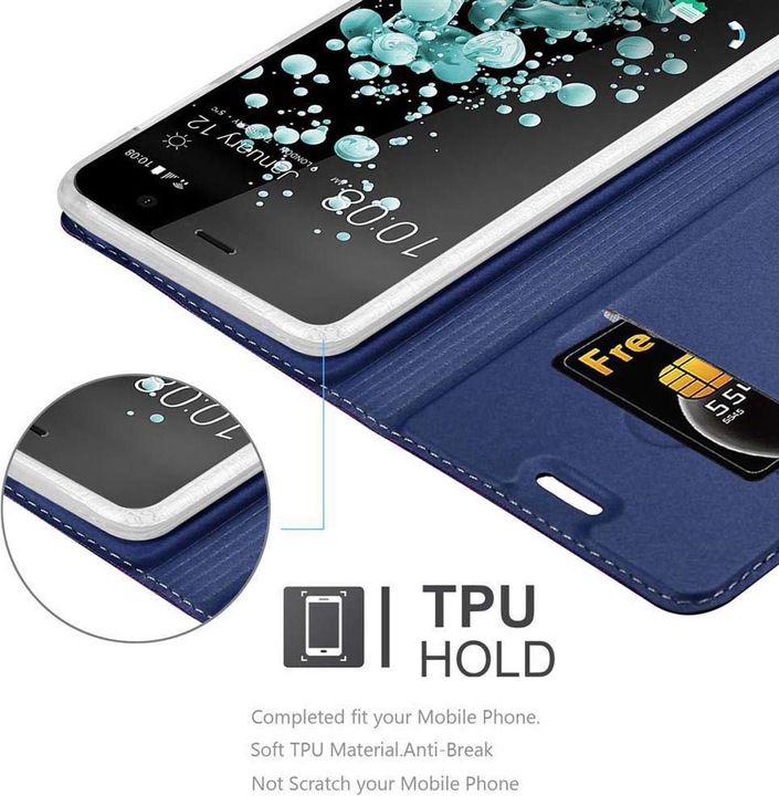 Productafbeelding Cadorabo Boek Classy Style Cover (HTC U Play)