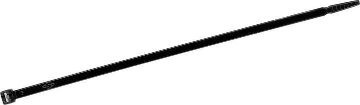 Produktbild Wetec Kabelbinder Stahlnasenverschluss, 4,5 x 186 mm, schwarz, 100 St. (Metallkabelbinder, 186 mm, 100 Stk.)