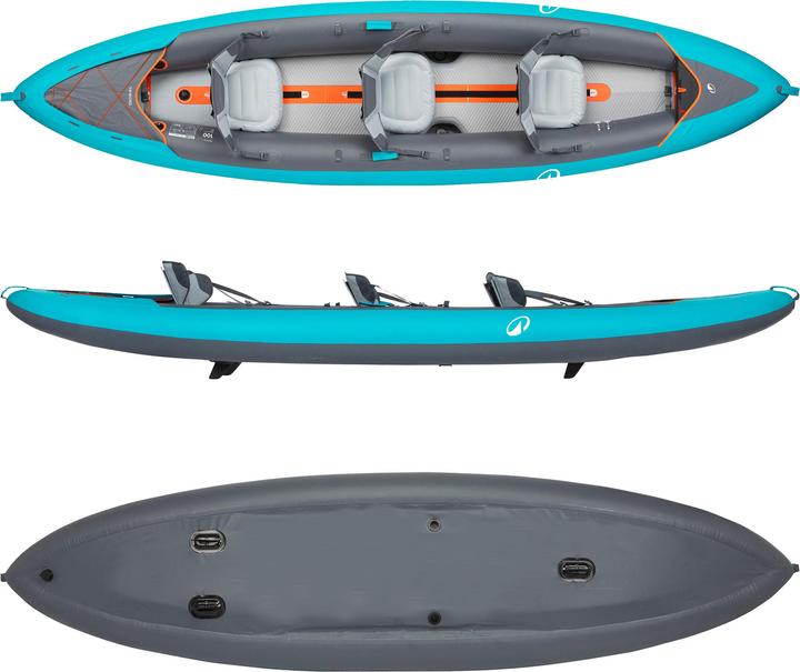 Produktbild Tribord Inflatable canoe kayak 2/3 person - 100+ Blue (3 Pers.)