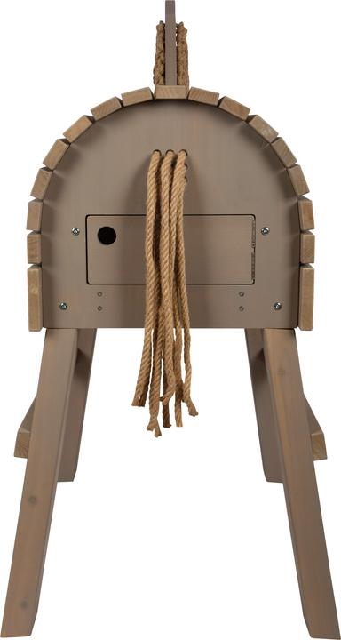Actual product image small foot Wooden Horse grey