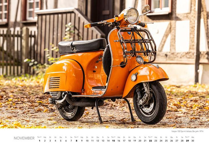 Produktbild Vespa Kalender 2026 (47.5 x 33 cm)