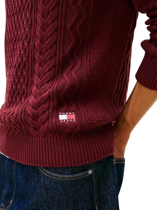 Produktbild Tommy Jeans Tjm Slm Badge Cable Knit Sweater (M)