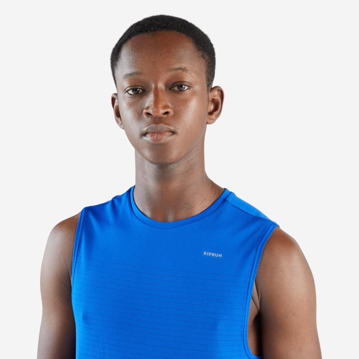 Produktbild Kiprun Lauf-Tanktop ohne Seitennähte - 500 Komfort indigoblau (XL)