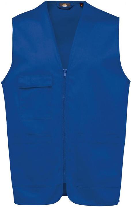 Actual product image Kariban Multi-pocket polycotton vest (M)