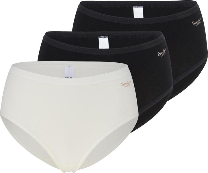 Immagine prodotto Speidel - Bambus - Midi Slip - 3er Pack (48 Schwarz / creme) (48, confezione da 3)
