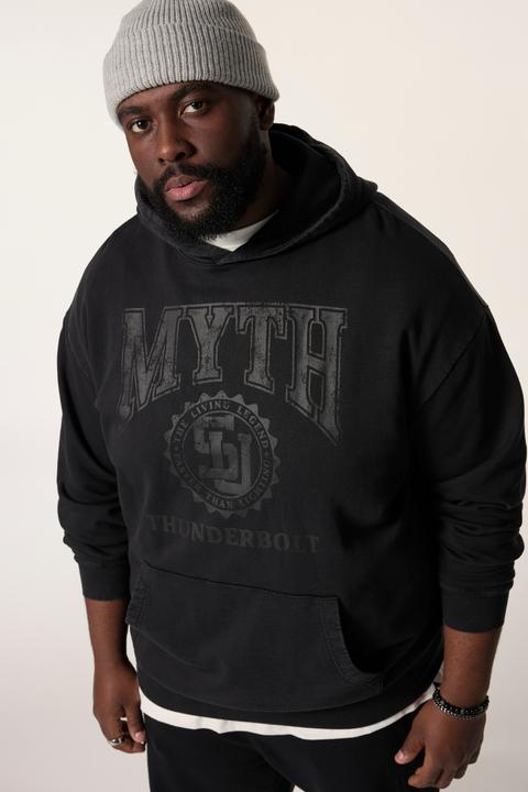 Actual product image Sthuge hoodie, oversize, hood, vintage, look, chest print, up to 8 XL (L)